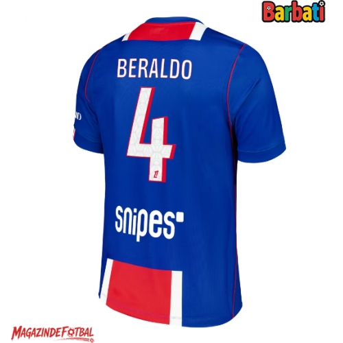 Paris Saint-Germain Lucas Beraldo #4 Tricou Fotbal Replică 2026-27 Barbati Acasa Paris Saint-Germain Lucas Beraldo #4 Tricou Fotbal Replică 2026-27 Barbati Acasa